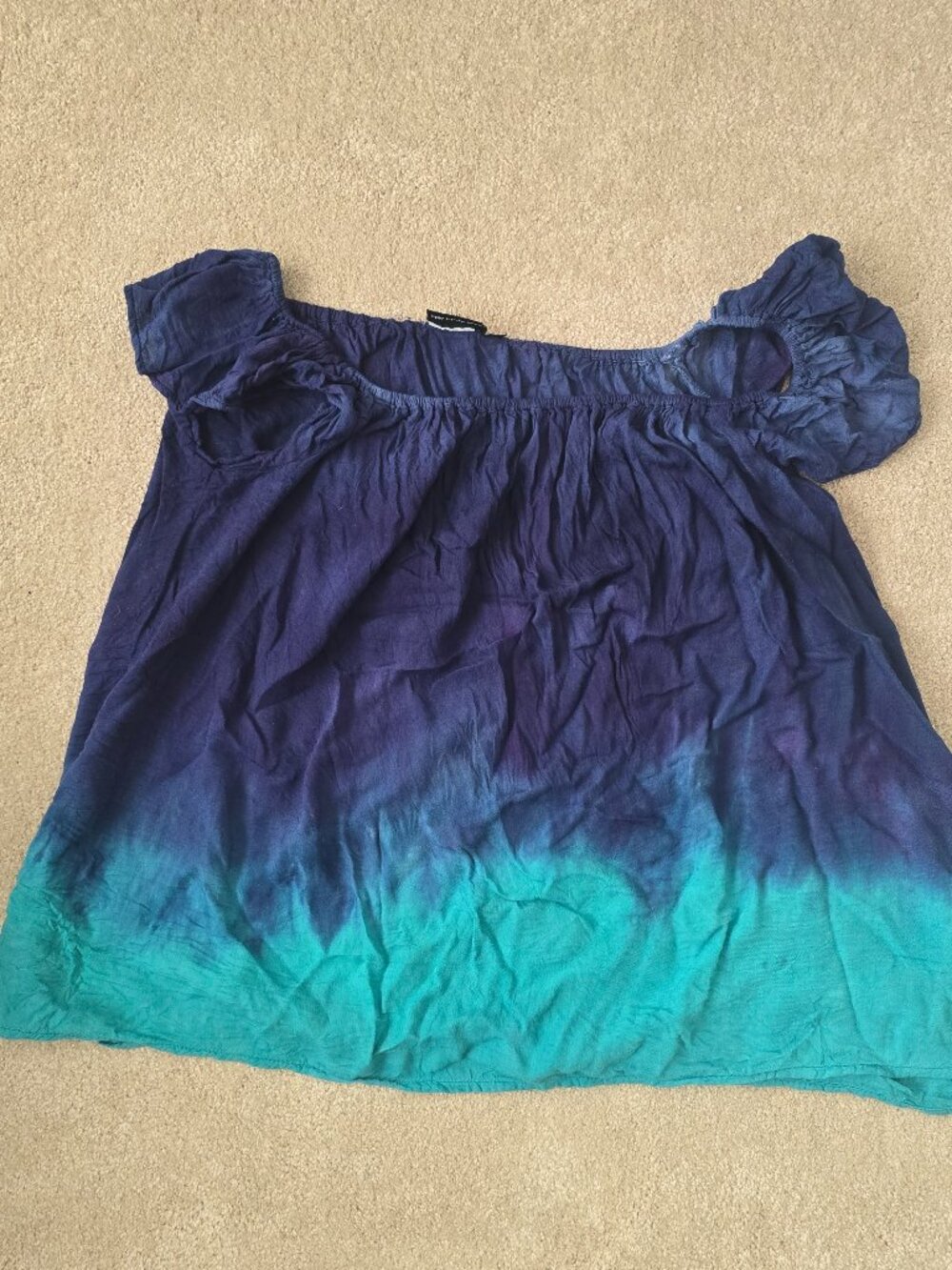 Light Cotton Tie Die Shirt M